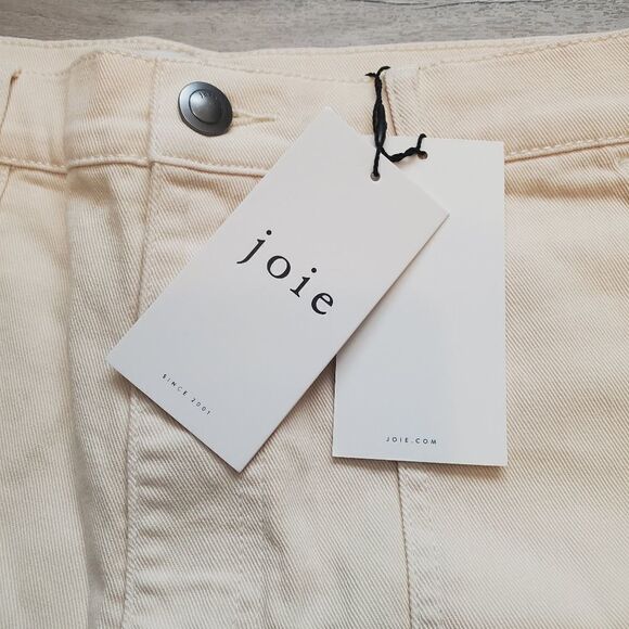 Joie Womens Hauser Frayed Raw Hem High Waisted Jean Shorts - Picture 6 of 7